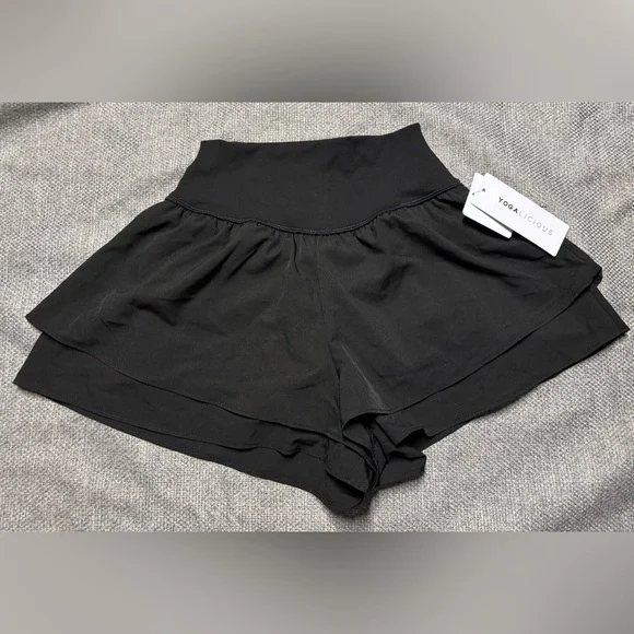 Yogalicious Black Women's Skorts - Picture 5 of 8